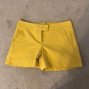 Mustard colored dress shorts